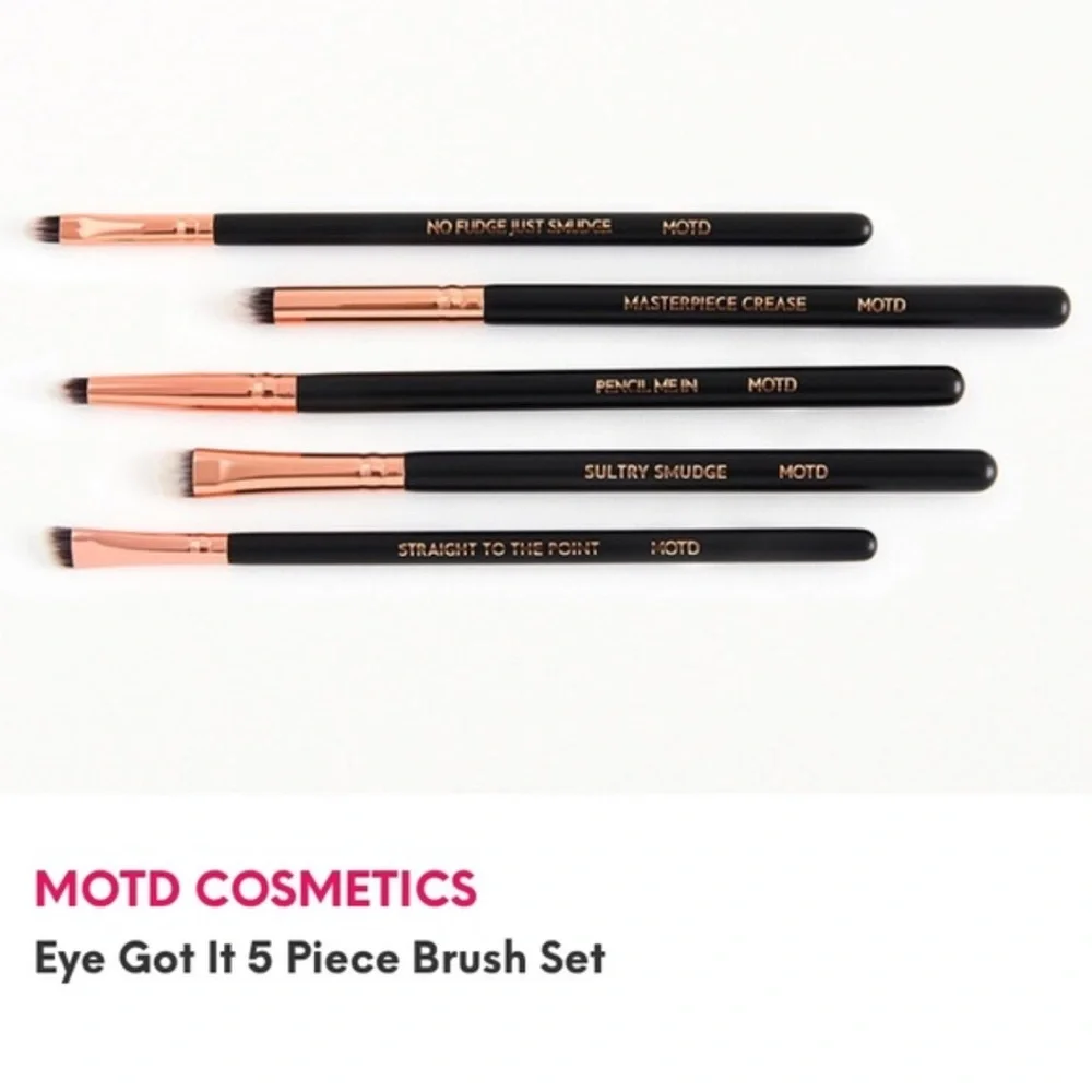 *NWT* MOTD Cosmetics Eye Got It 5 Piece Brush Set